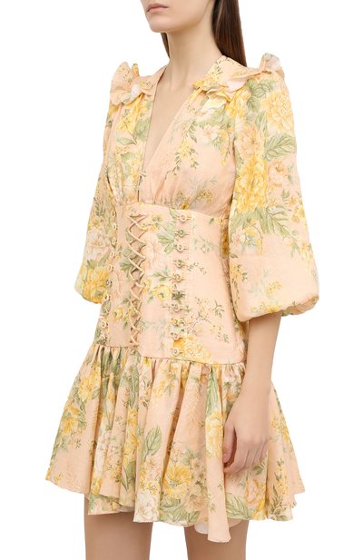 Льняное платье ZIMMERMANN, арт. 8665DAME, фото 3