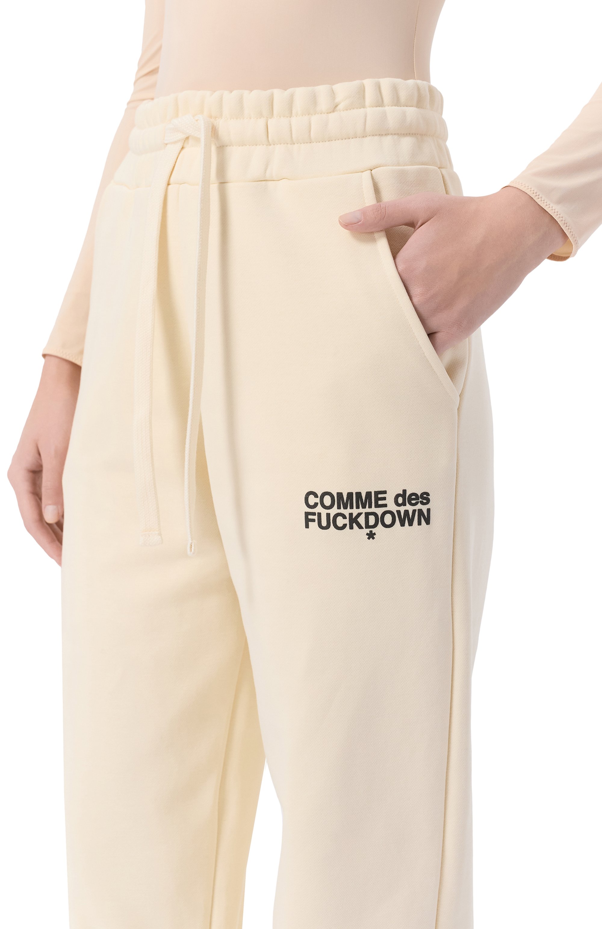 Хлопковые джоггеры COMME DES FUCKDOWN, арт. CFABW01357, фото 5