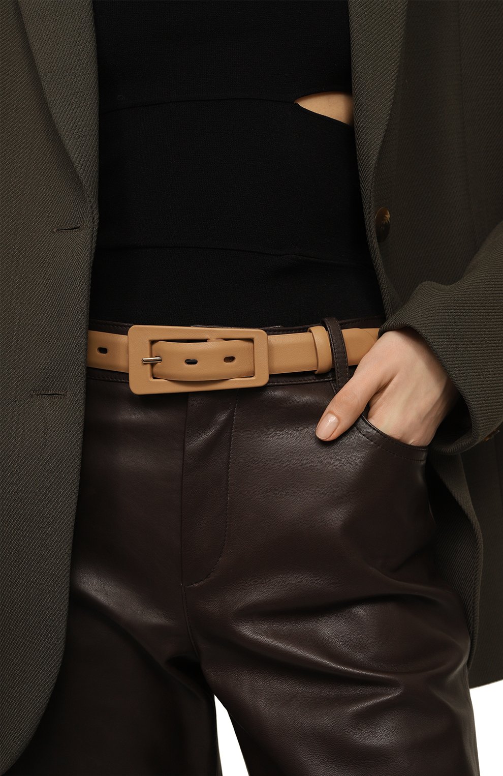 Кожаный ремень GIORGIO ARMANI, арт. Y1I326/YVH5A, фото 2