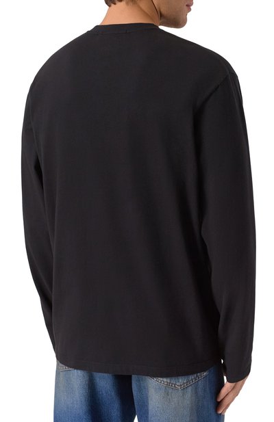 Хлопковый лонгслив MSGM, арт. 3940MM100SE/257590, фото 4