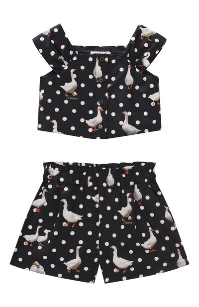 Комплект из топа и шорт MOSCHINO, арт. HDG01I/LLB49/4-8
