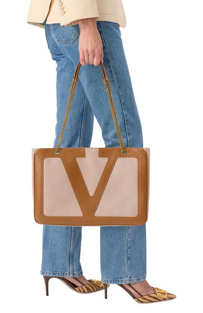 Сумка viva superstar medium VALENTINO бежевого цвета по цене 329000 руб., арт. 6W0B0R13/GLR, фото 2 Сумка viva superstar medium VALENTINO, арт. 6W0B0R13/GLR, фото 2