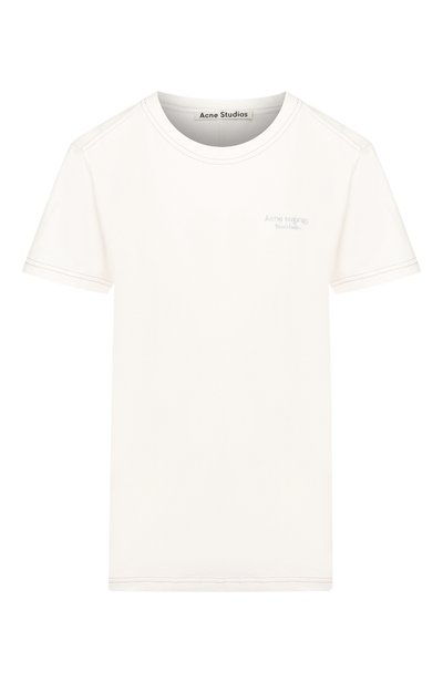 Женская хлопковая футболка ACNE STUDIOS, арт. AL0015