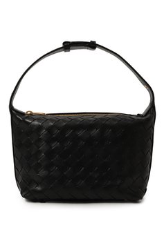 Женская сумка wallace mini BOTTEGA VENETA черного цвета, арт. 754443/V3IV1 | Фото 1 (Драгоценные камни: Проставлено; Материал: Натуральная кожа; Материал сплава: Проставлено; Размер: mini)