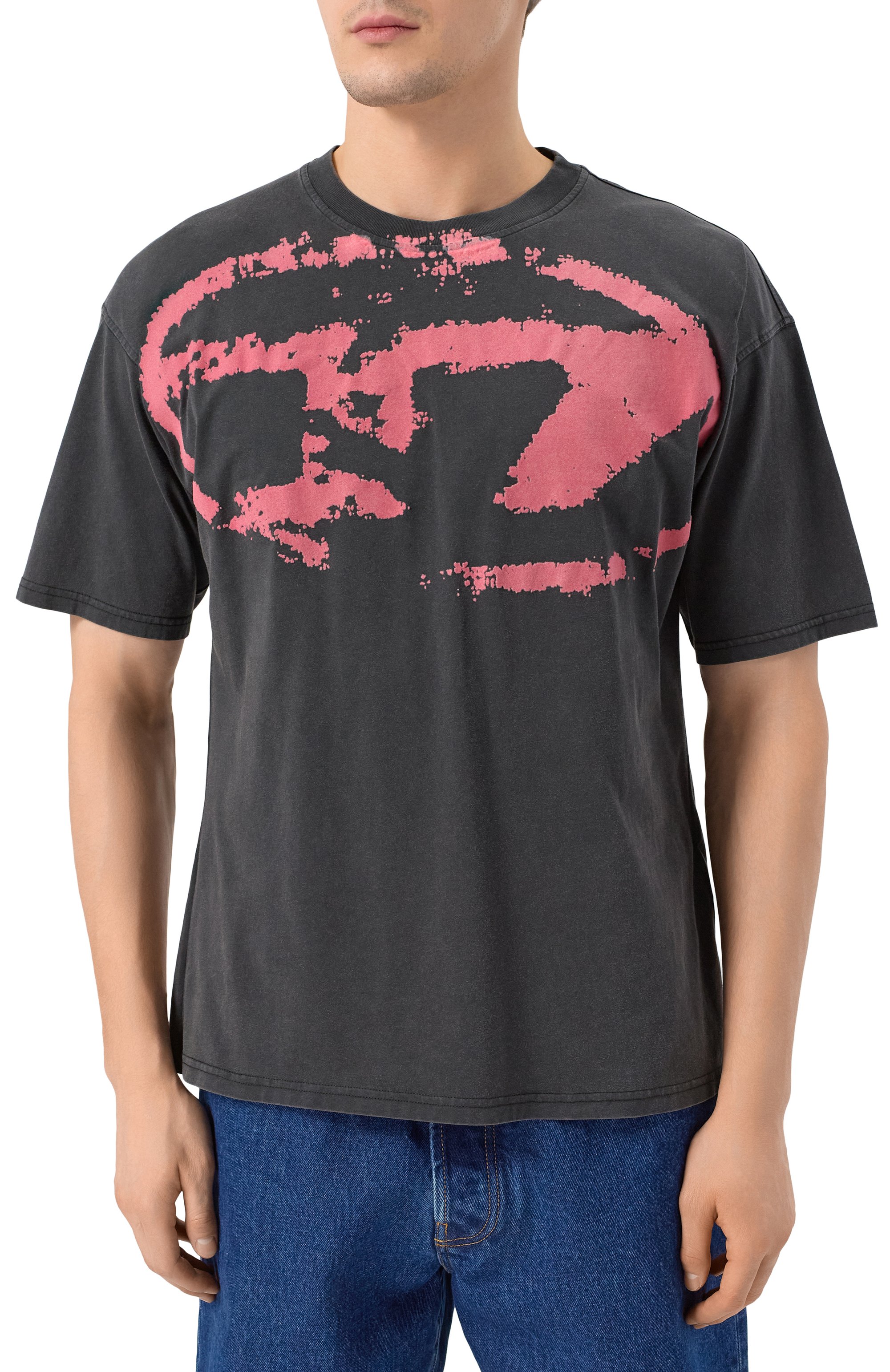 Хлопковая футболка DIESEL, арт. A16911/0TKAB, фото 3