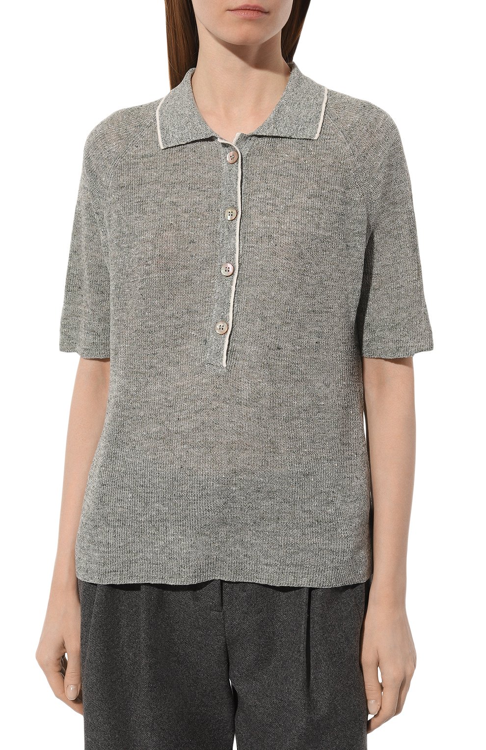 Льняное поло GRAN SASSO, арт. 57240/24840, фото 3