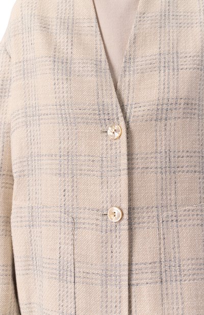 Пальто из шелка и льна AGNONA, арт. TL0902/Q3001, фото 5