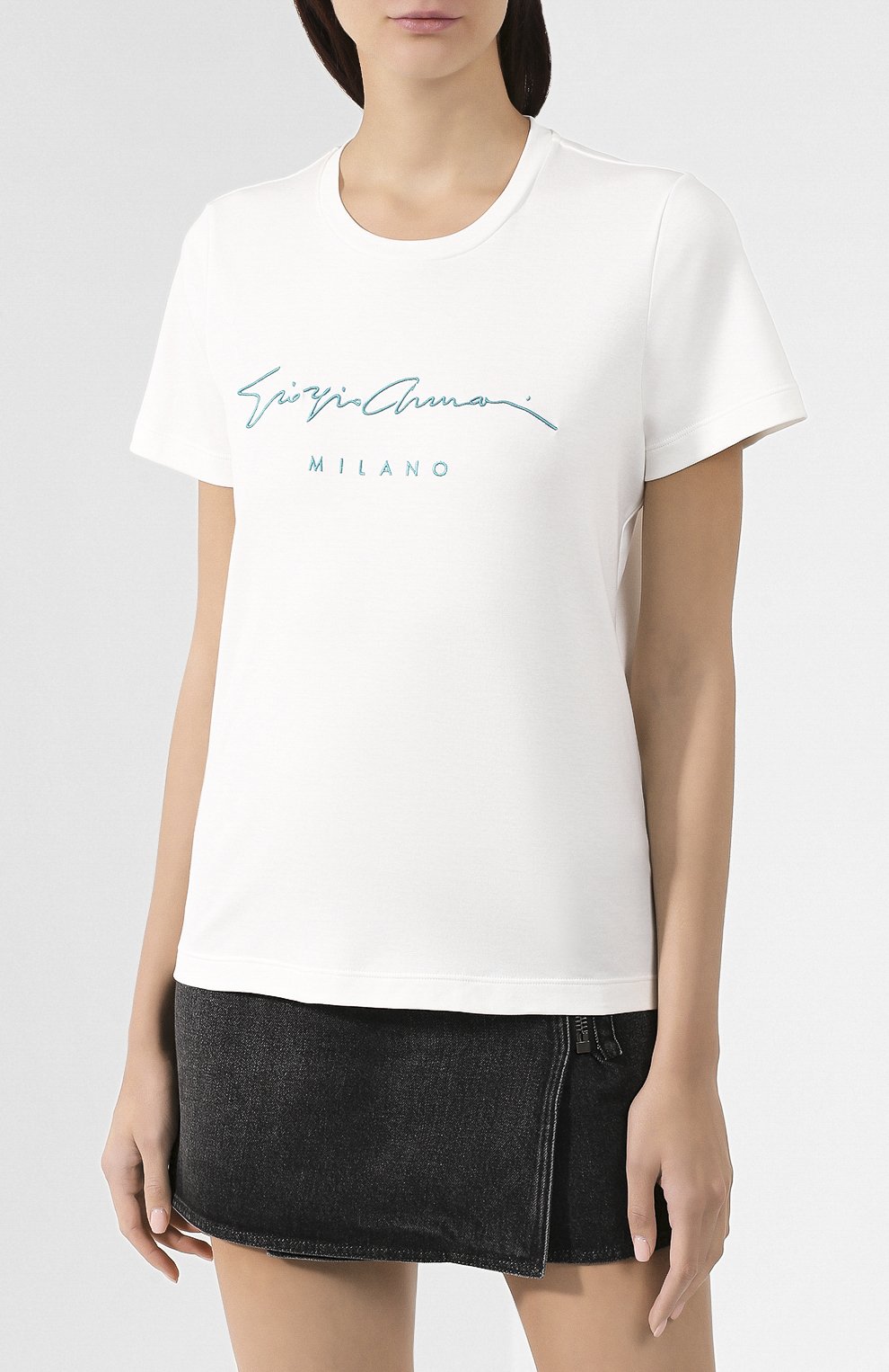 Хлопковая футболка GIORGIO ARMANI, арт. 6GAM90/AJRQZ, фото 3