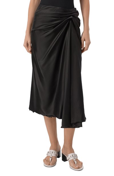 Атласная юбка BALENCIAGA, арт. 831248/TS091, фото 3