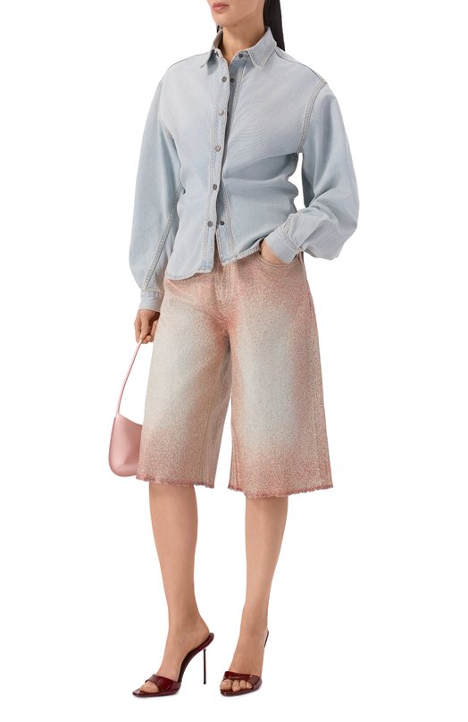 Джинсовые шорты Haikure HEW03350DF144L0918/NEW BECKY GLAM Голубой  HEW03350DF144L0918/NEW BECKY GLAM Фото 2