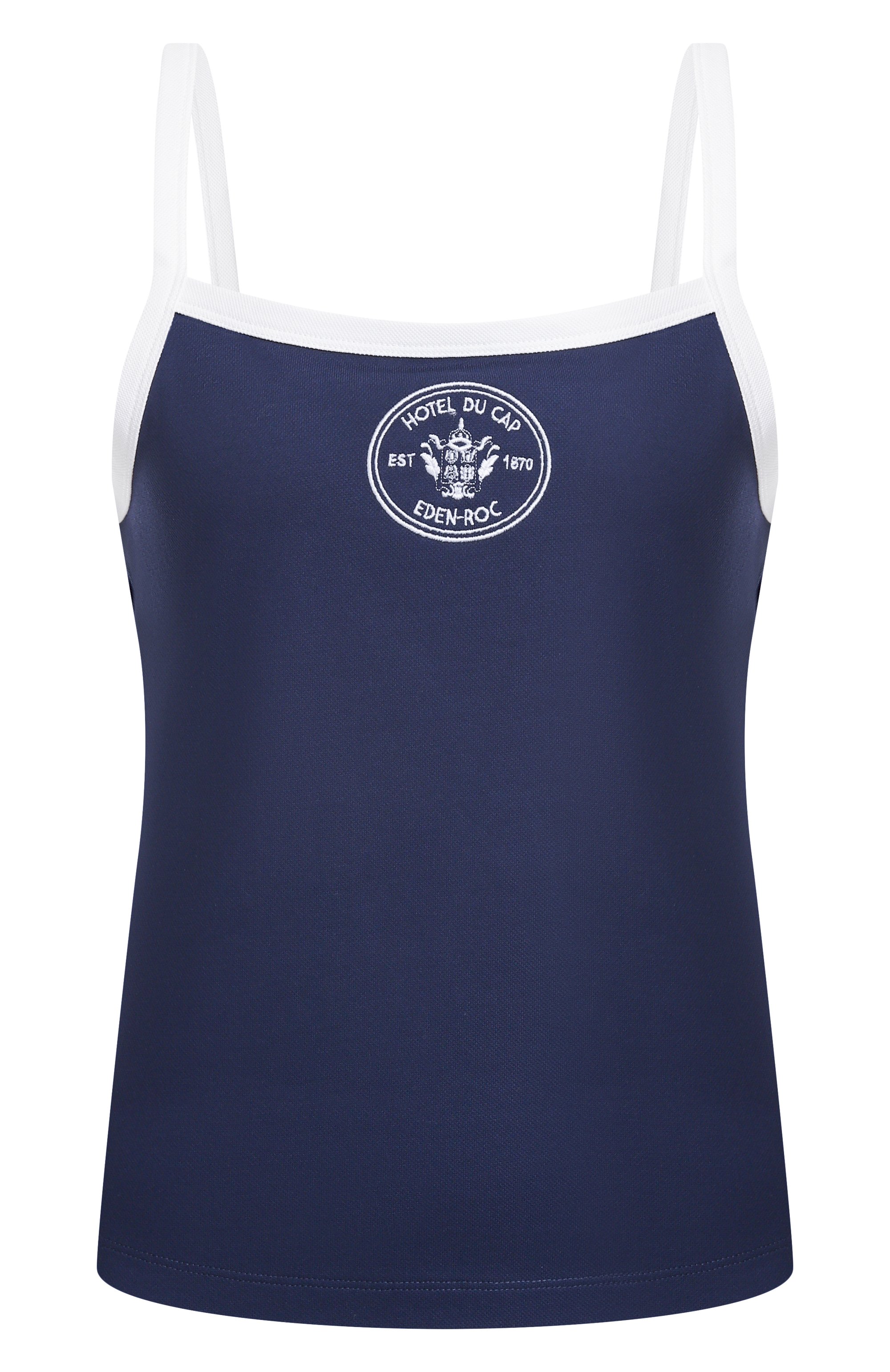 Хлопковая майка sporty & rich x hotel du cap-eden-roc SPORTY AND RICH, арт. T007960666BL107, фото 1