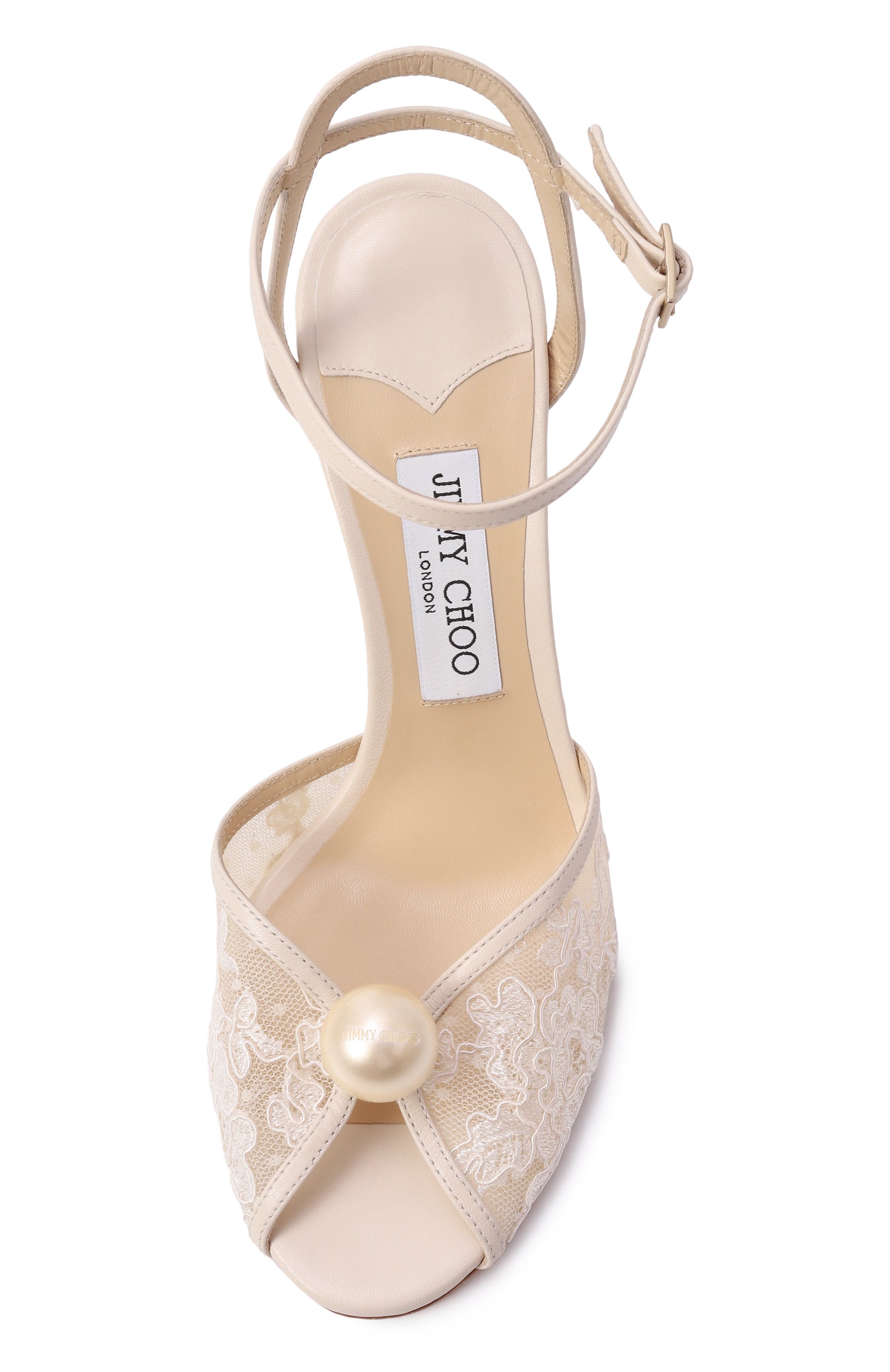 Комбинированные босоножки sacora 85 JIMMY CHOO, арт. SAC0RA 85/FXW, фото 6