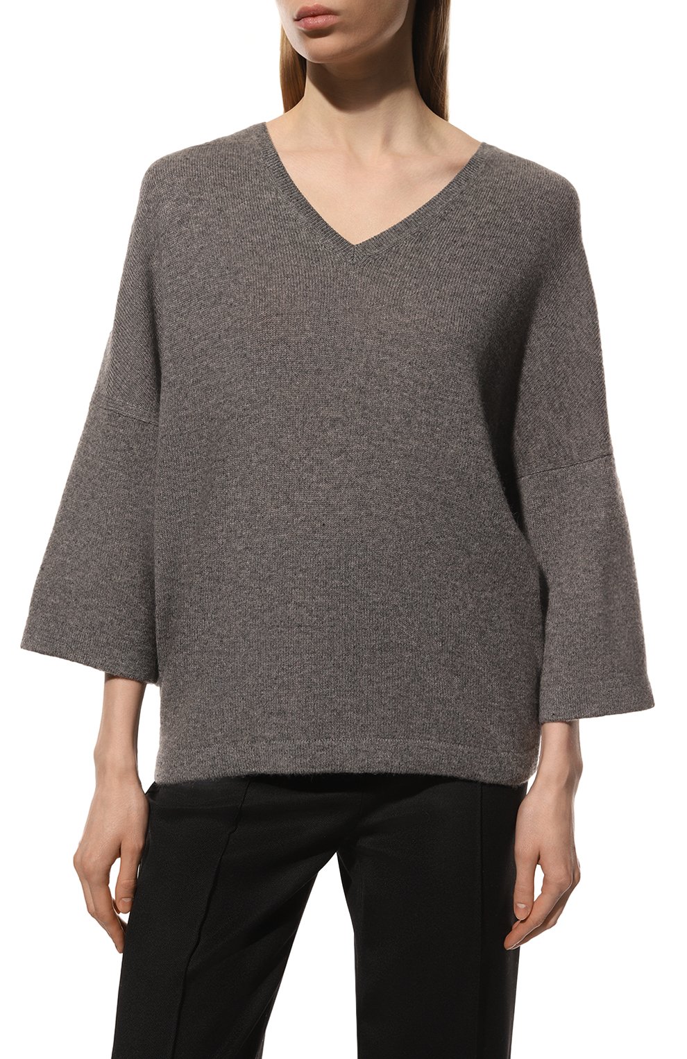 Пуловер TEGIN серого цвета по цене 48600 руб., арт. CWM18-025, фото 3 Пуловер TEGIN, арт. CWM18-025, фото 3