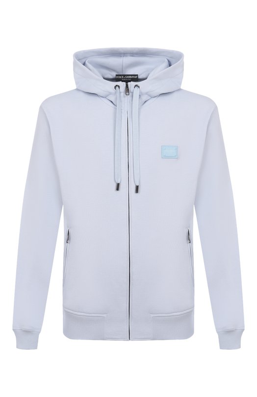 Хлопковая толстовка Dolce & Gabbana G9ABIT/G7M4Y Голубой G9ABIT/G7M4Y