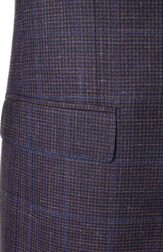 Пиджак из шерсти и шелка Corneliani 25X008-2516217 Синий  25X008-2516217 Фото 8