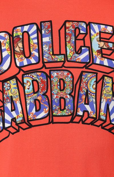 Хлопковая футболка  DOLCE & GABBANA, арт. G8HV4T/HH7QP, фото 5