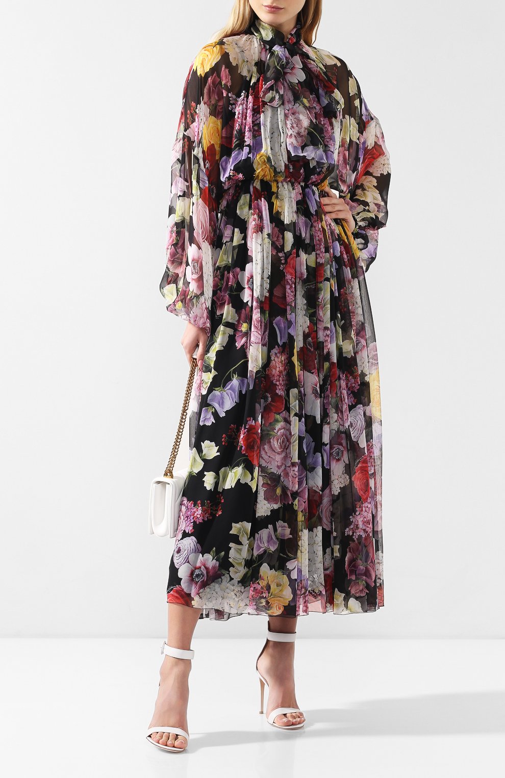 Шелковое платье DOLCE & GABBANA, арт. F6D2QT/HS10E, фото 2