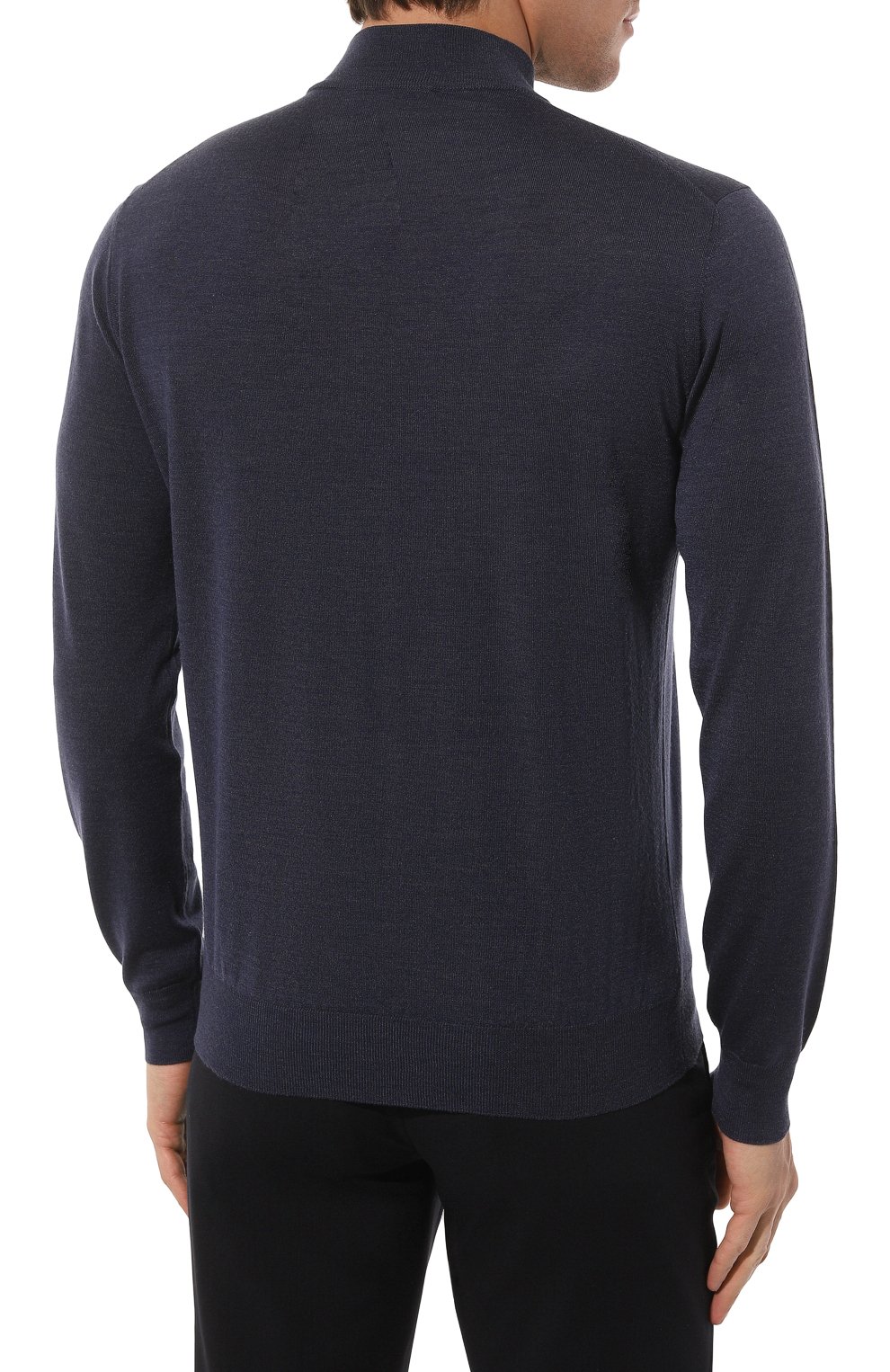 Водолазка из шерсти и шелка ANDREA CAMPAGNA, арт. LU1ML LSC18R, фото 4