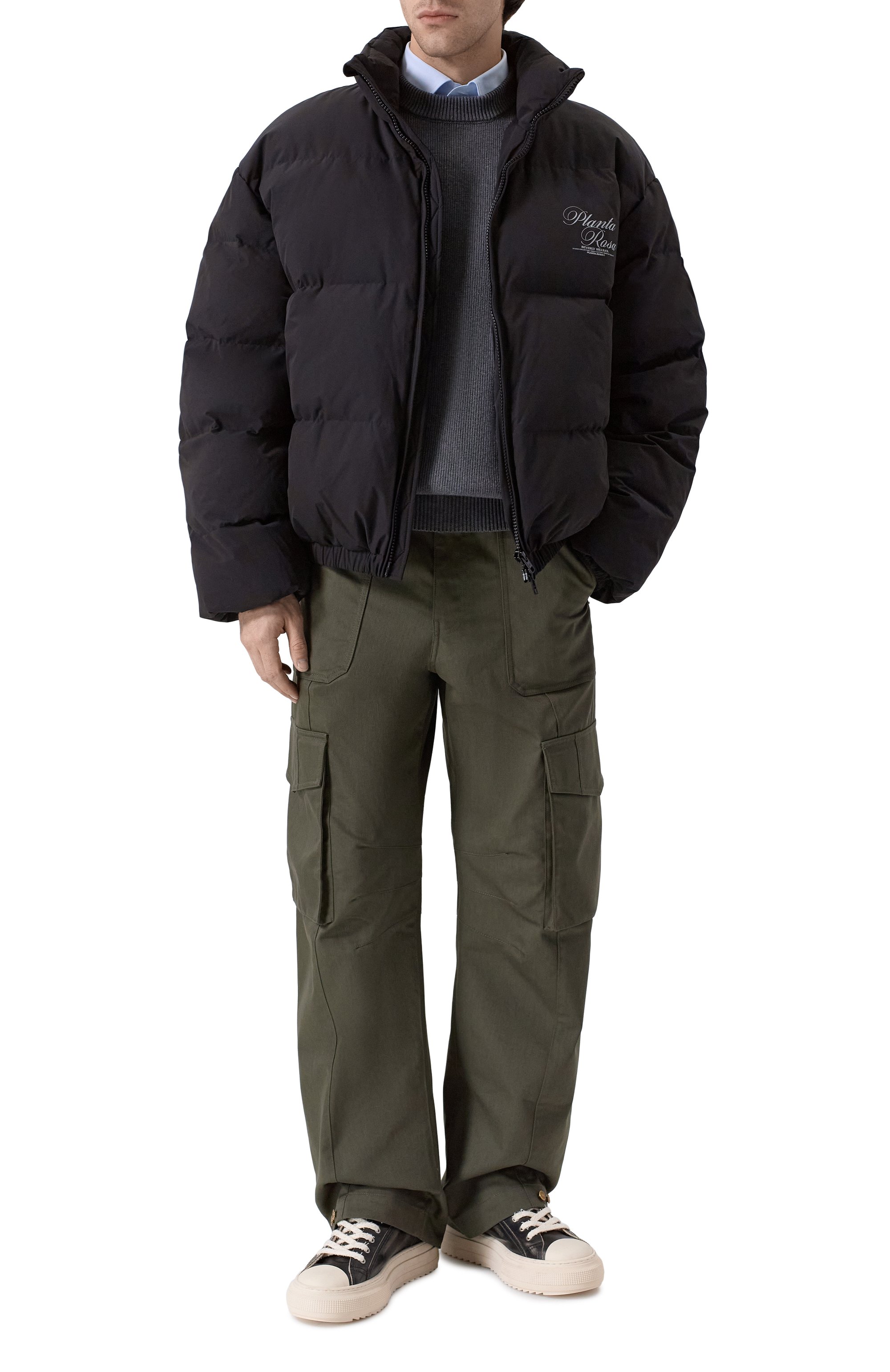 Пуховик PLANTA ROSA черного цвета по цене 56500 руб., арт. PR/DJ555, фото 2 Пуховик PLANTA ROSA, арт. PR/DJ555, фото 2