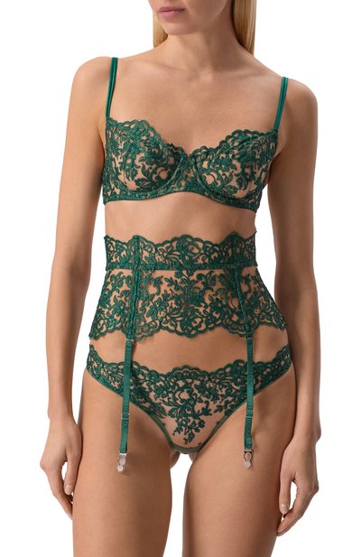 Пояс для чулок I.D. SARRIERI зеленого цвета по цене 48500 руб., арт. J5350, фото 2 Пояс для чулок I.D. SARRIERI, арт. J5350, фото 2