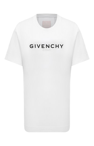 Женская хлопковая футболка GIVENCHY, арт. BW707Z3Z5W