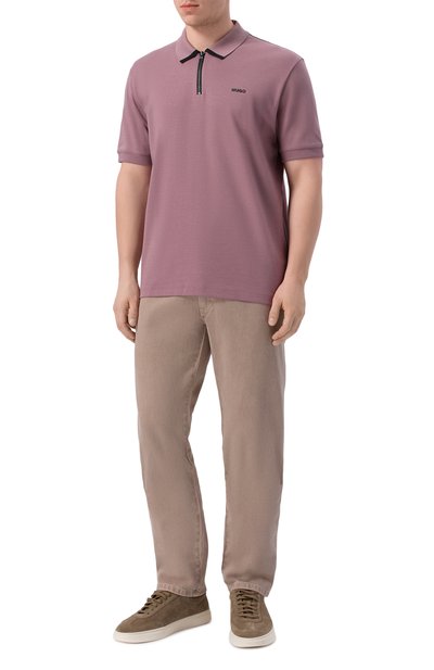 Хлопковое поло HUGO, арт. 50511721, фото 2