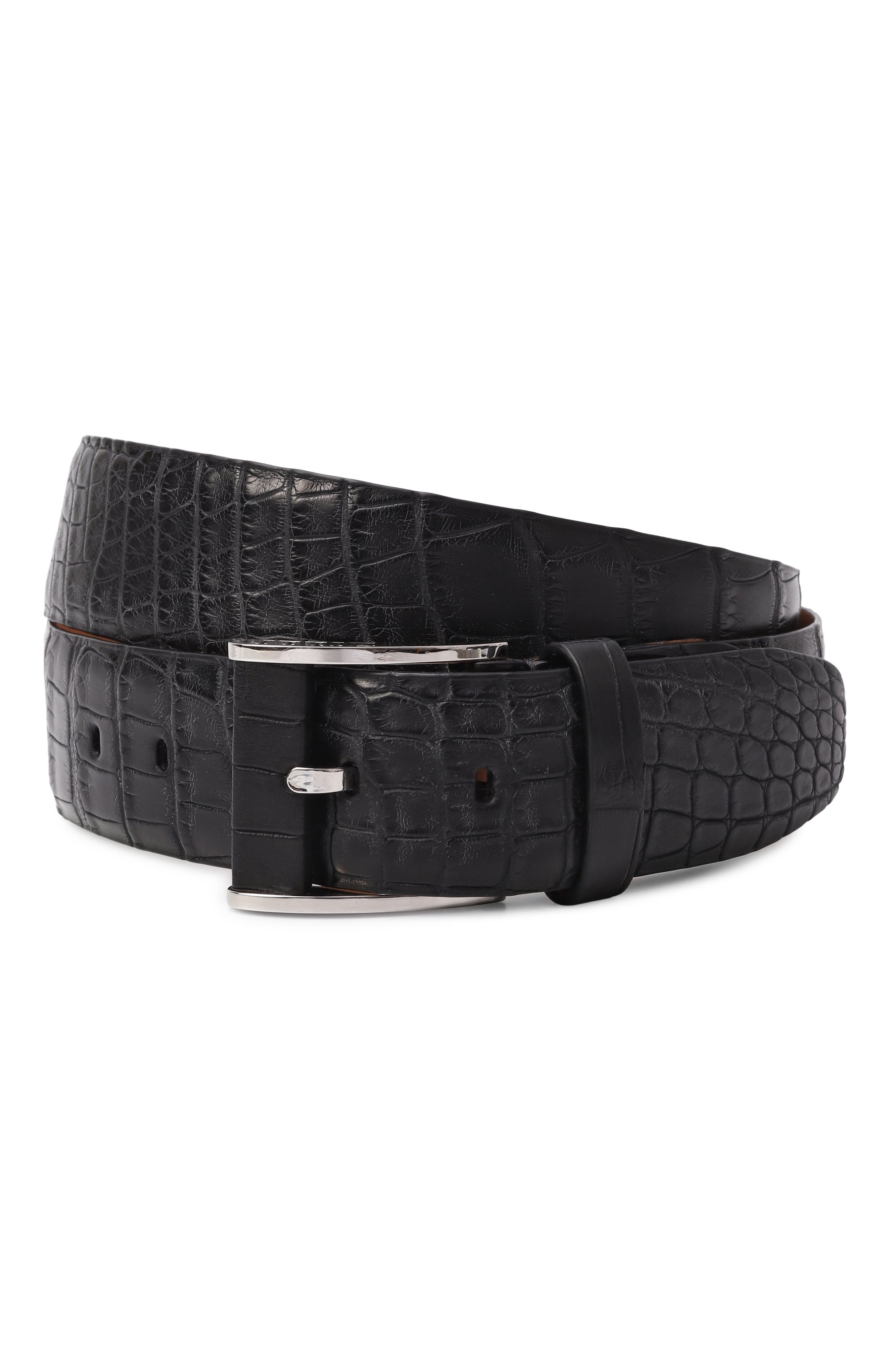 Ремень из кожи крокодила ZILLI, арт. B12640M1010VRUT00/CR0C, фото 1