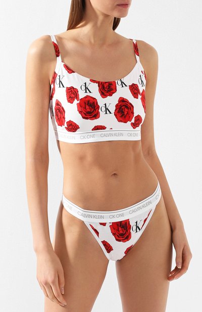 Бра-топ CALVIN KLEIN разноцветного цвета по цене 3995 руб., арт. QF5727E, фото 2 Бра-топ CALVIN KLEIN, арт. QF5727E, фото 2