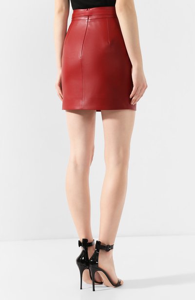 Кожаная юбка ALEXANDRE VAUTHIER, арт. 201LSK1200C 0404, фото 4