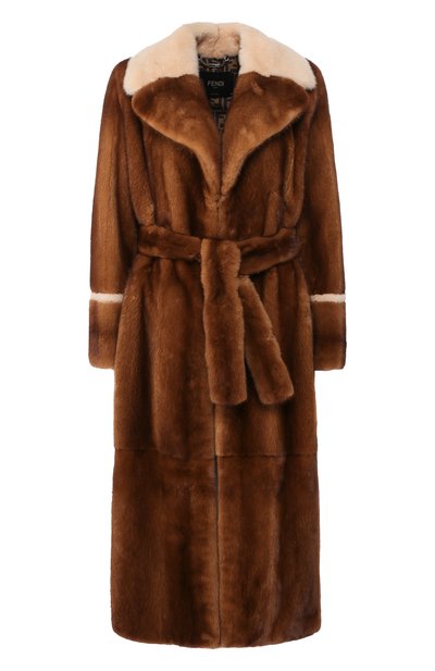 Женская шуба из норки FENDI, арт. FNF93F A3UE
