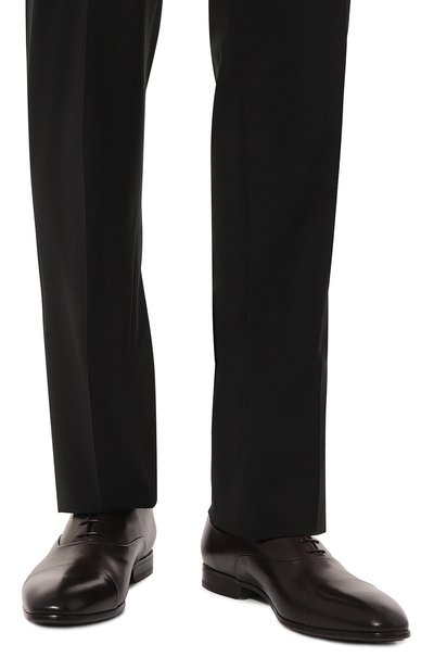 Кожаные оксфорды W.GIBBS, арт. 2339007/BABY SC0ZIA, фото 3