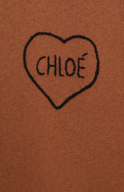 Пончо из хлопка и шерсти CHLOÉ, арт. C21272, фото 3