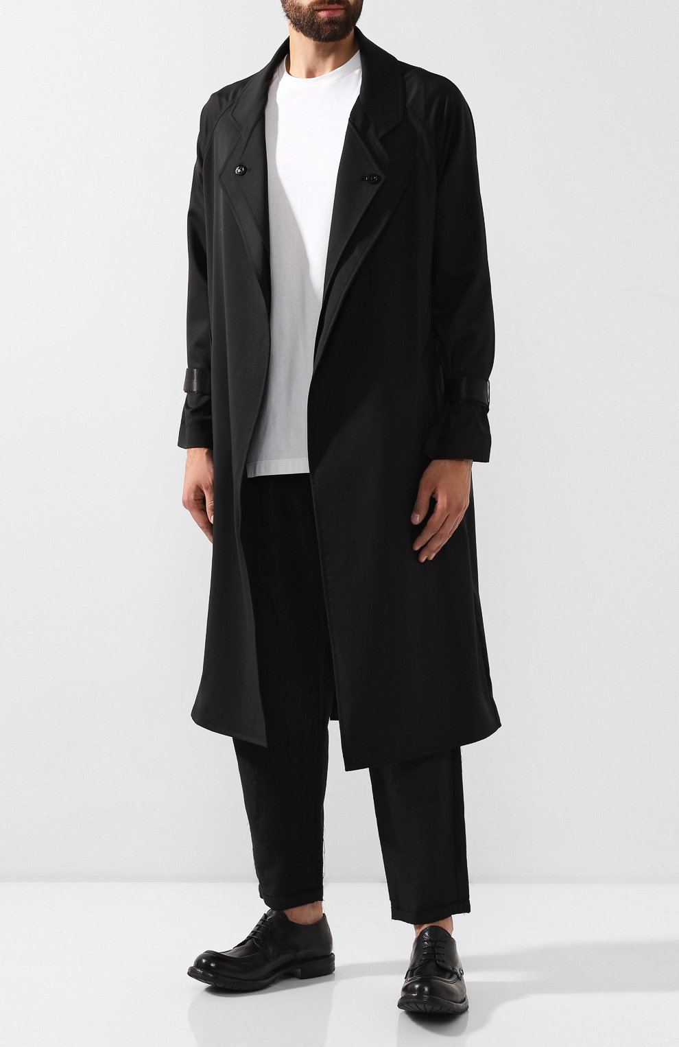 Шерстяной плащ RTA, арт. MF9344-0136BLK, фото 2