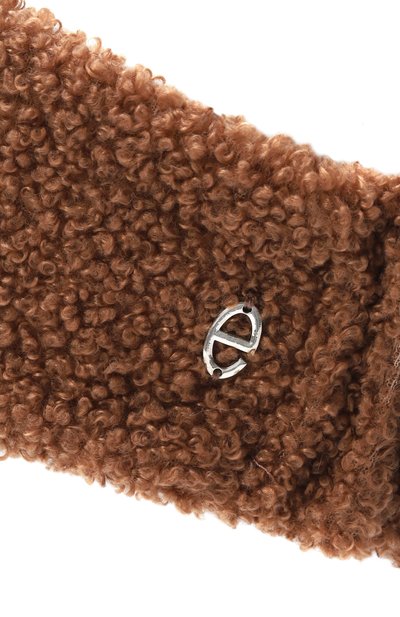 Повязка на голову EDOMO коричневого цвета по цене 2900 руб., арт. A015007FW2324, фото 4 Повязка на голову EDOMO, арт. A015007FW2324, фото 4