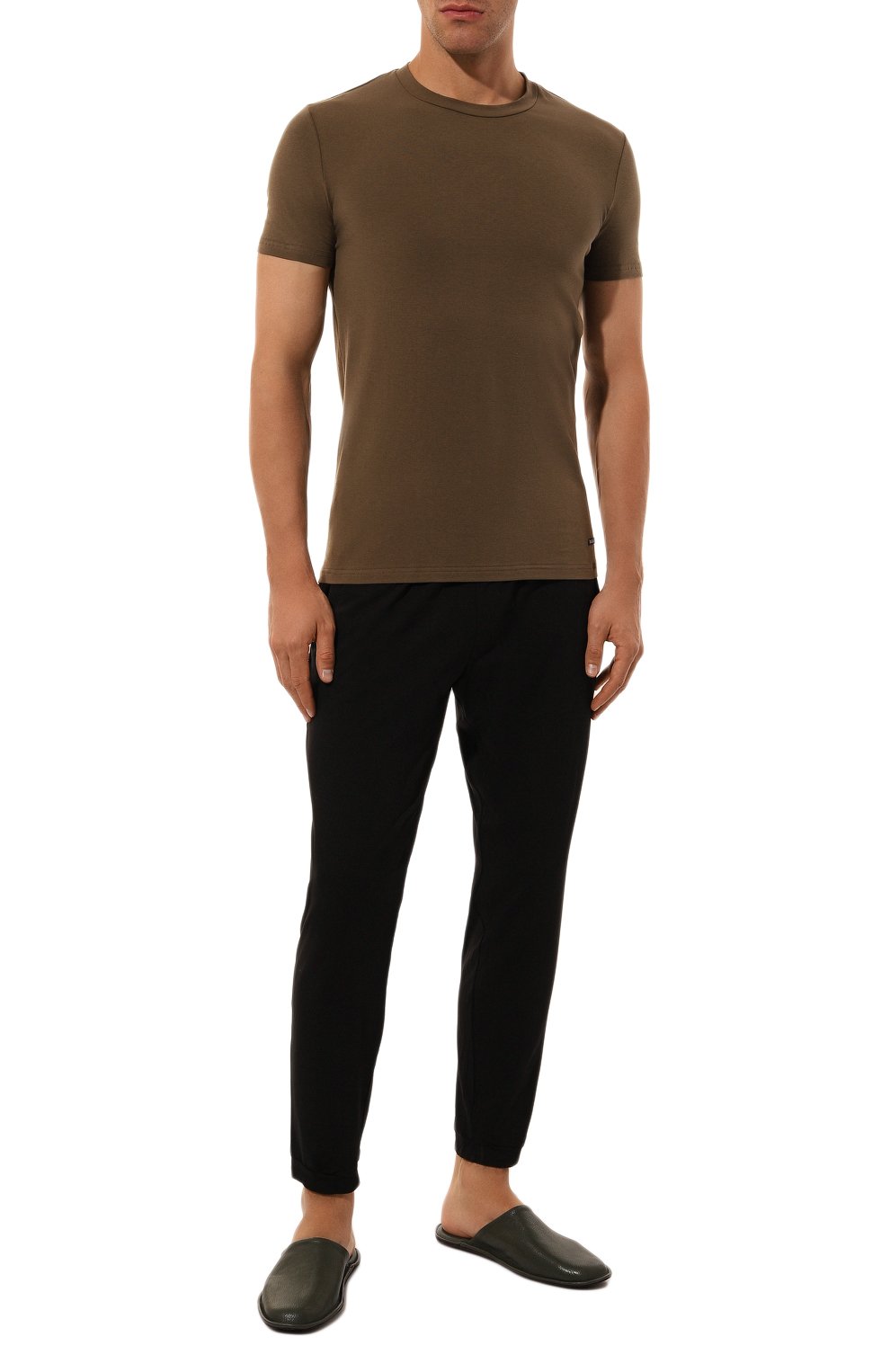 Кожаные домашние туфли HOMERS AT HOME, арт. 12045/BUFALIN0, фото 2