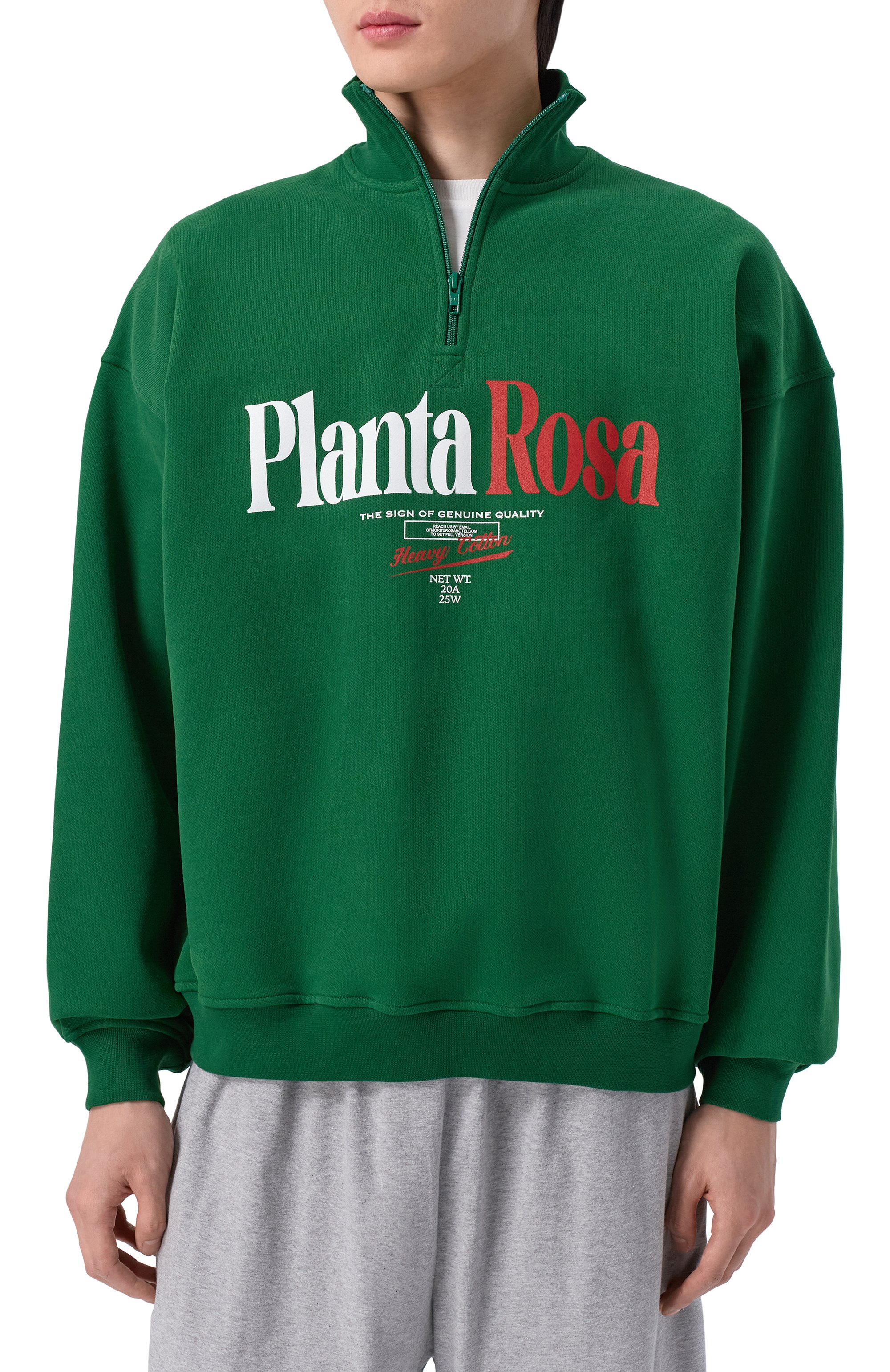 Хлопковый свитшот PLANTA ROSA, арт. PR/A1/EXACTNESS/470, фото 3