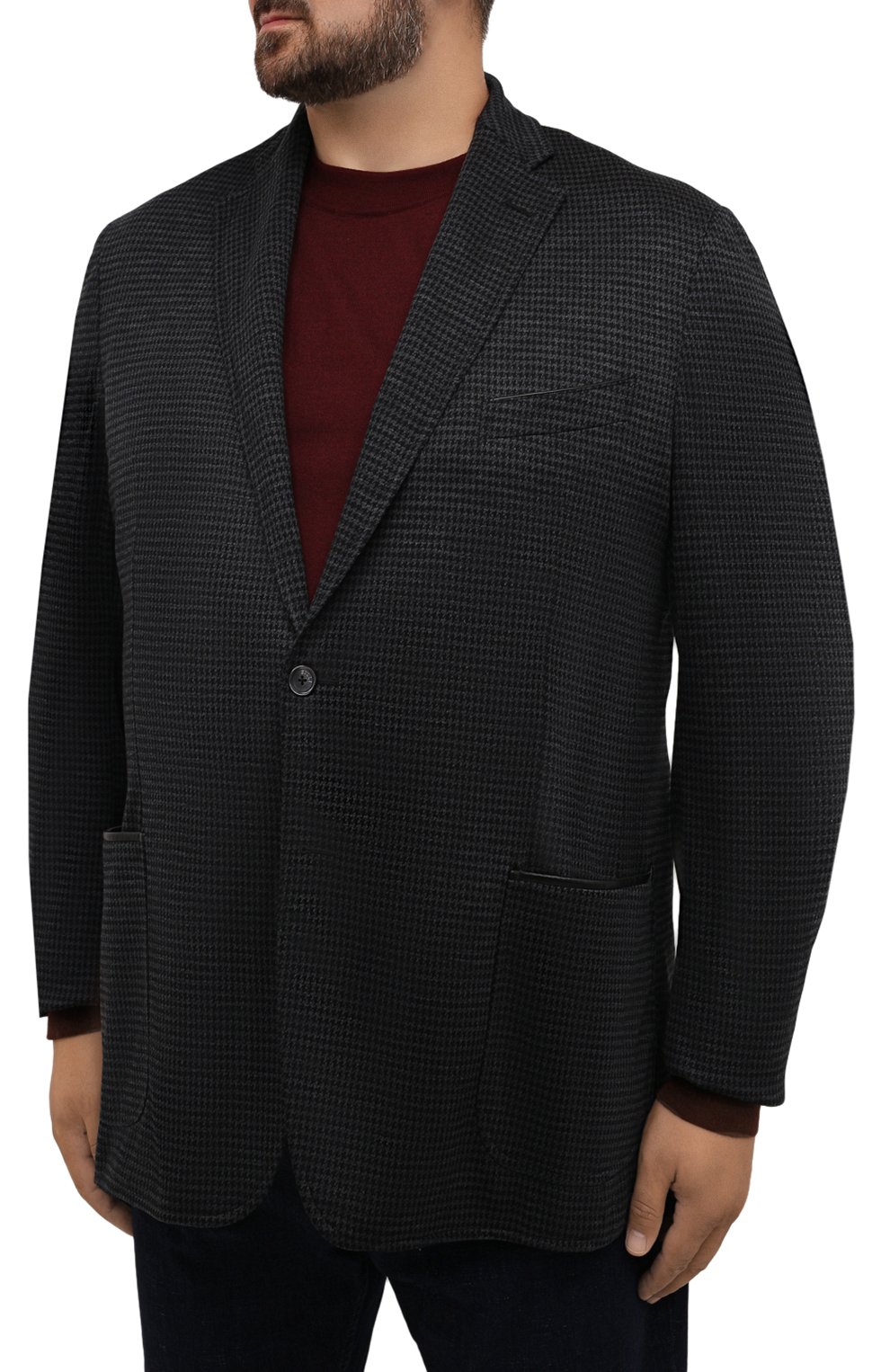 Шерстяной пиджак ZILLI темно-серого цвета по цене 499500 руб., арт. MNW-ECX3-1-F6693/0001/66-68, фото 3 Шерстяной пиджак ZILLI, арт. MNW-ECX3-1-F6693/0001/66-68, фото 3