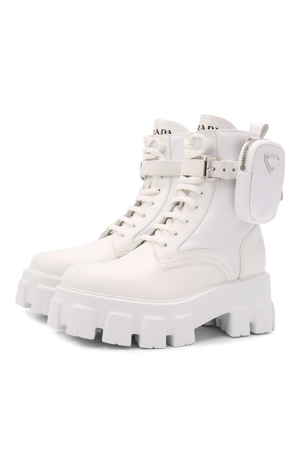 Комбинированные ботинки monolith PRADA, арт. 1T255M-3LFR-F0009-B055, фото 1