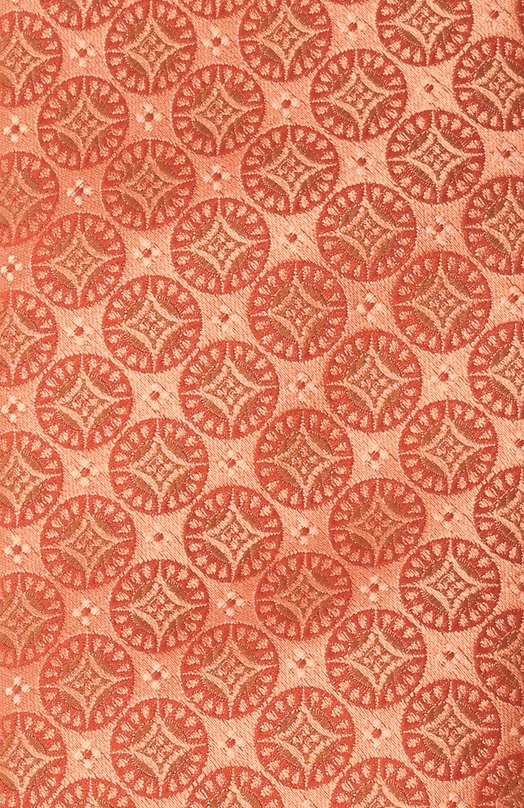 Шелковый галстук Brunello Cucinelli MR8360018 Оранжевый  MR8360018 Фото 4