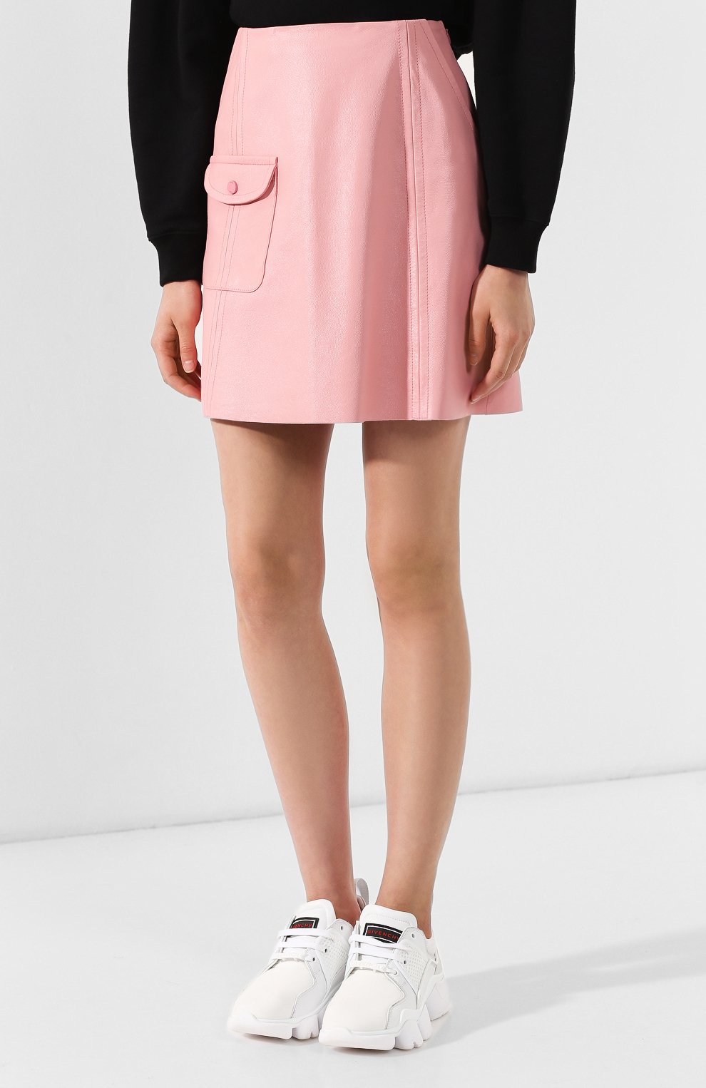 Кожаная юбка DROME, арт. DPD1850VC/D1544C, фото 3