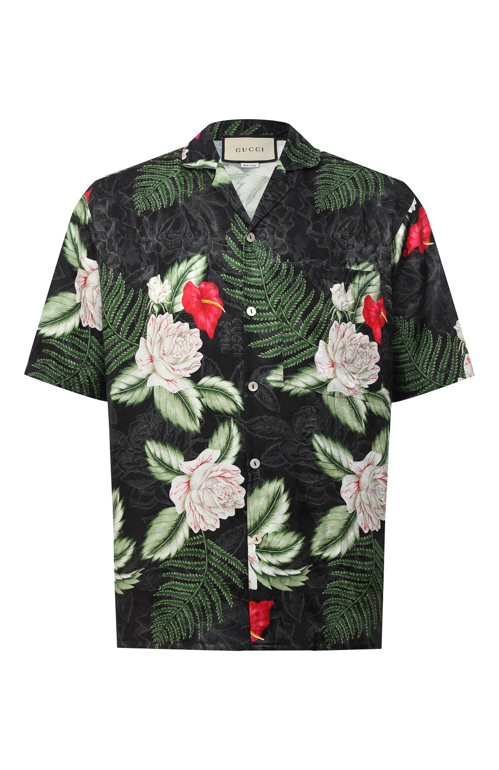 Рубашка из вискозы и шелка GUCCI, арт. 624524/ZAEMQ, фото 1