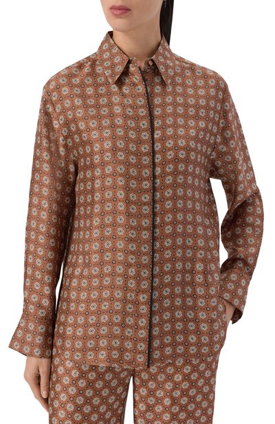 Шелковая рубашка DOROTHEE SCHUMACHER, арт. 349216, фото 3