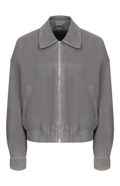 Женский замшевый бомбер MASLOV, арт. MZK07