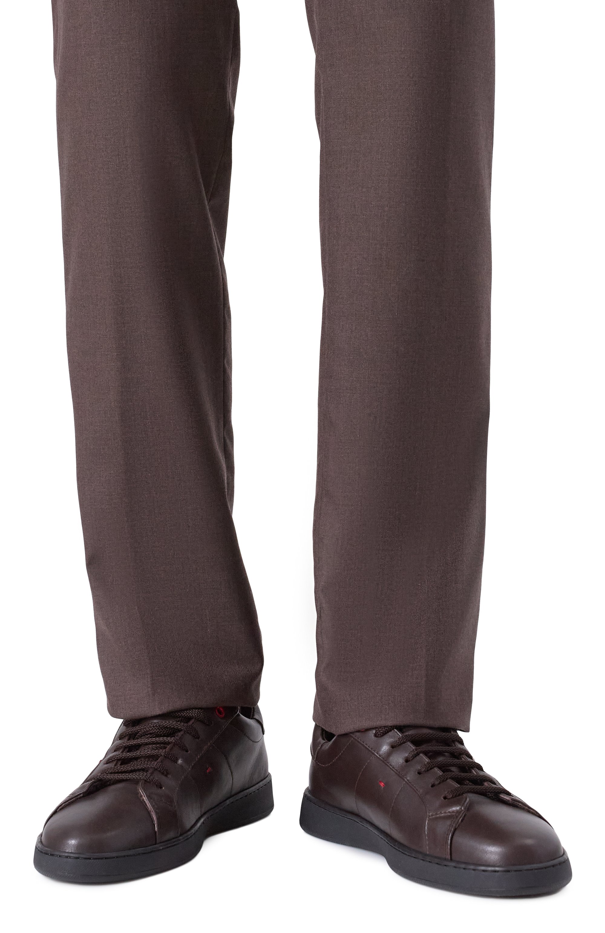 Кожаные кеды KITON, арт. USSA388N0114306, фото 3