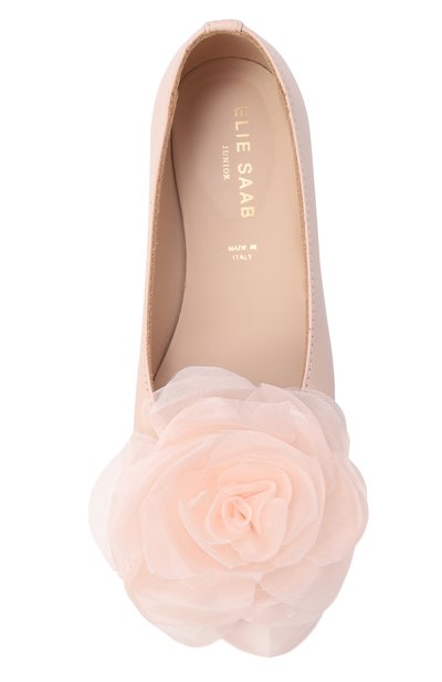Кожаные балетки ELIE SAAB JUNIOR, арт. 80874-VAR1/36-40, фото 4