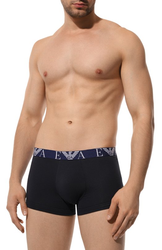 Комплект из трех боксеров Emporio Armani 111357/4F715 Синий  111357/4F715 Фото 2