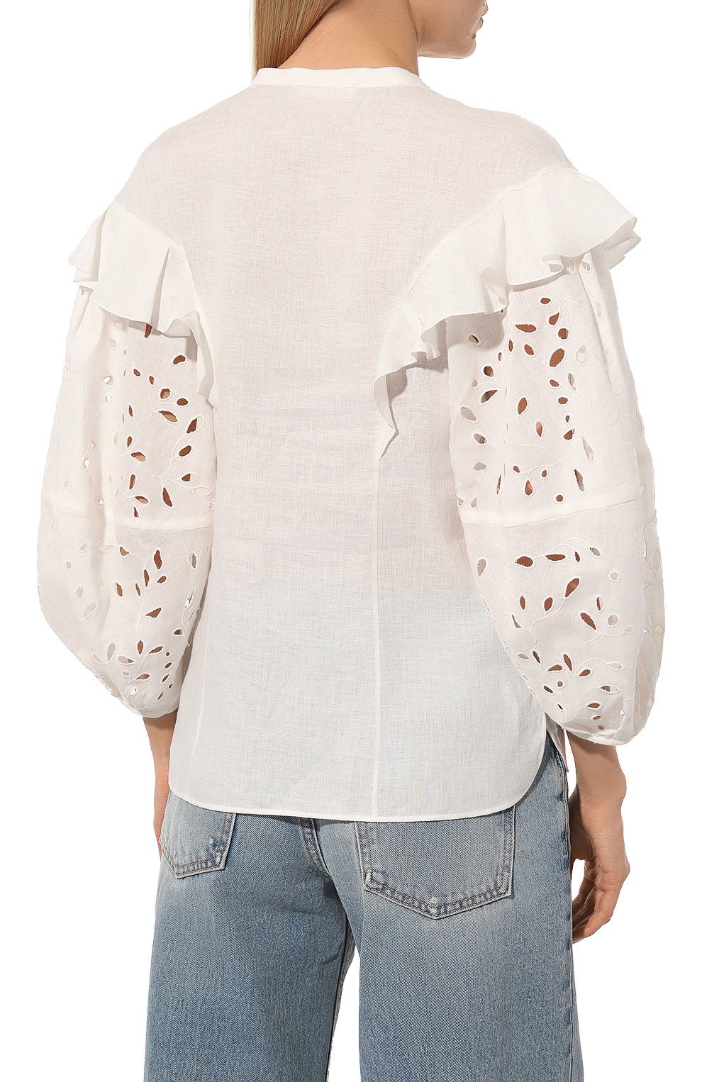 Льняная блузка CHLOÉ, арт. CHC22AHT17134, фото 4