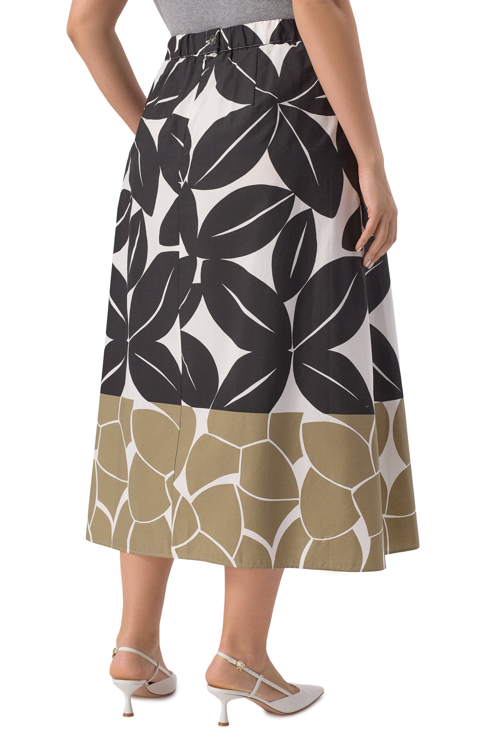 Хлопковая юбка PERSONA BY MARINA RINALDI, арт. ZENITH, фото 4