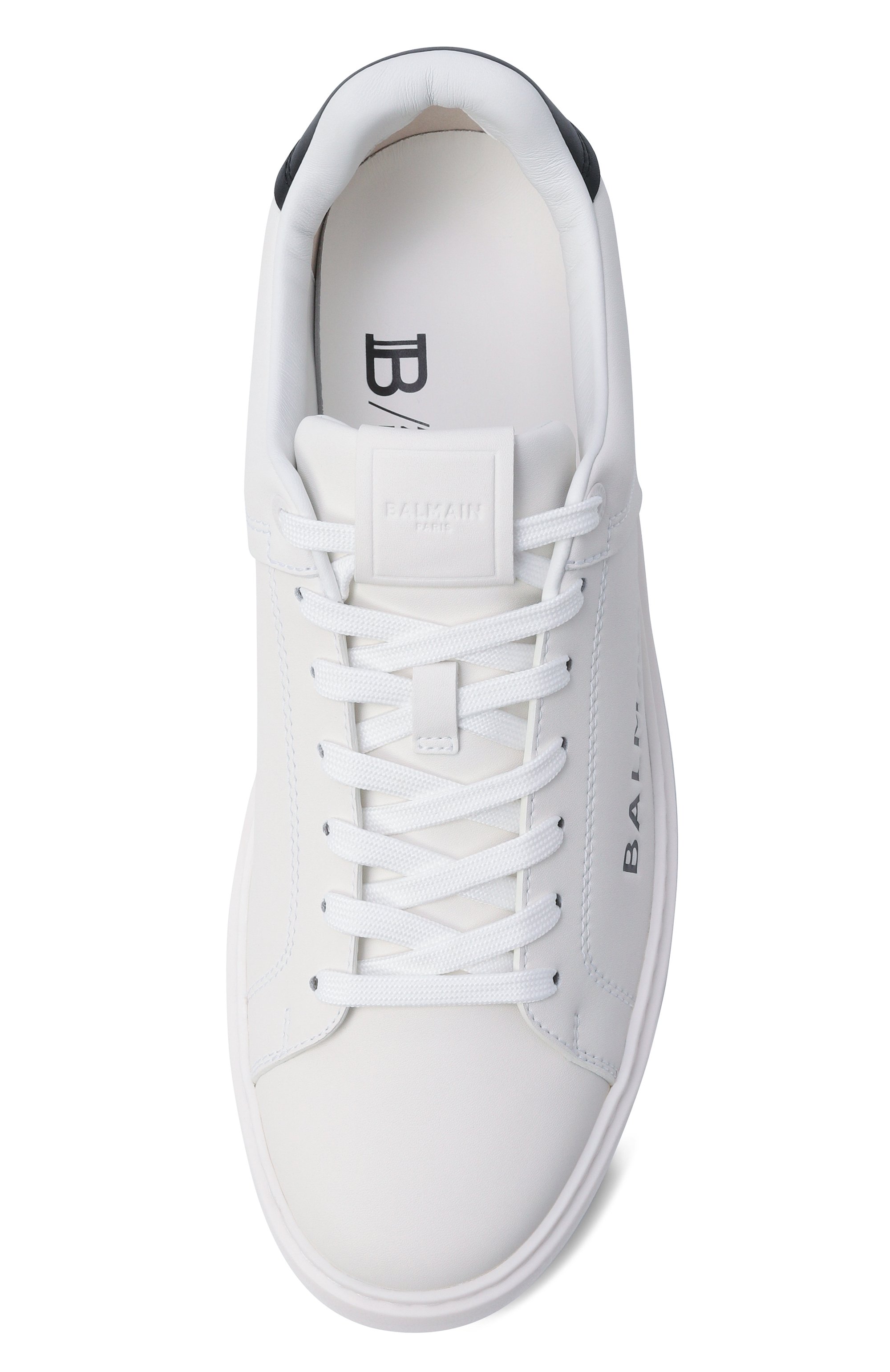 Кожаные кеды b-court BALMAIN, арт. GM1VI288/LSBG, фото 5