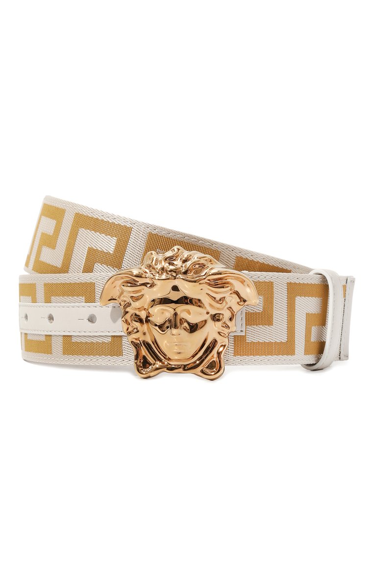 Мужской золотой текстильный ремень VERSACE купить в интернет-магазине ...